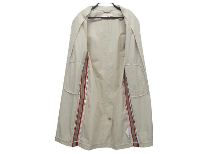 Trench coat lungo Side Line Tory Burch Beige - vista 5