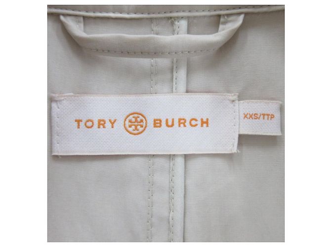 Trench coat lungo Side Line Tory Burch Beige - vista 7