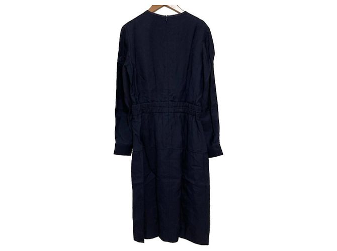 Autre Marque CYCLAS Langarmkleid Blau Marineblau - Ansicht 4
