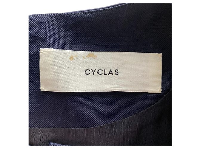Autre Marque CYCLAS Langarmkleid Blau Marineblau - Ansicht 5