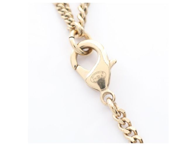 Collar Coco Mark de Chanel Blanco Dorado - vista 4