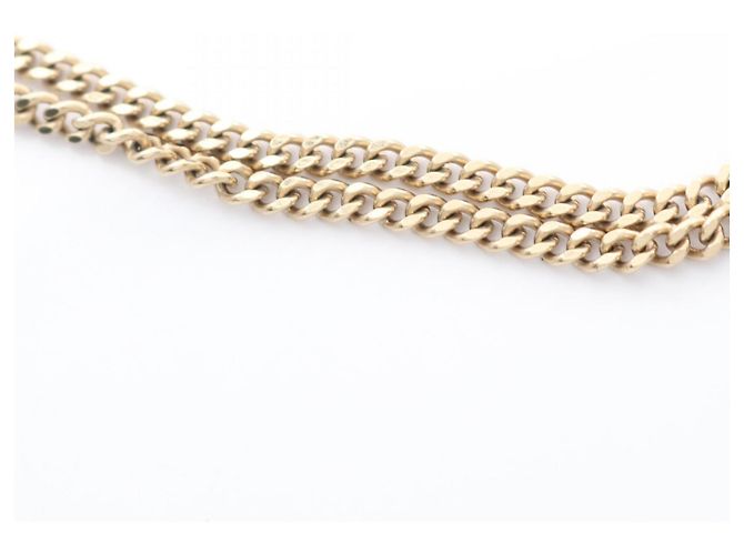 Collar Coco Mark de Chanel Blanco Dorado - vista 7