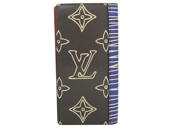Cartera Louis Vuitton Brother Patchwork Azul - vista 2