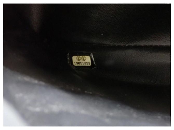 Timeless Chanel Classic Jumbo Single Flap in pelle caviar nera e argento Nero - vista 6
