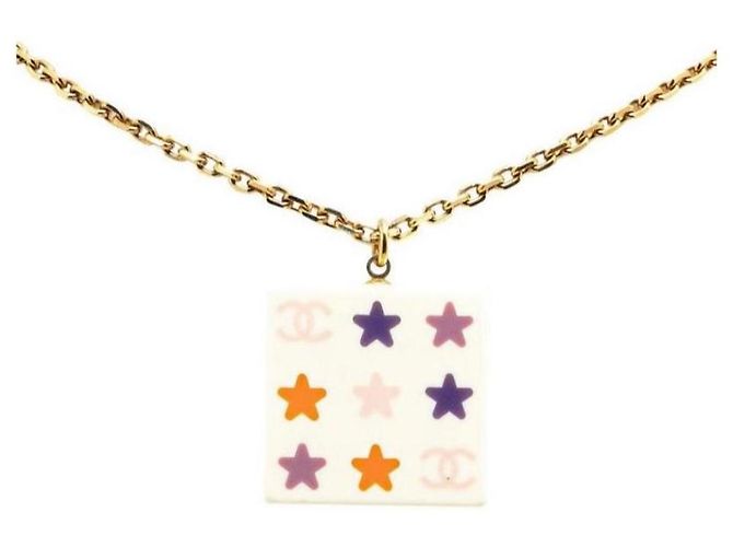 Collana Chanel con pendente Multicolore - vista 2