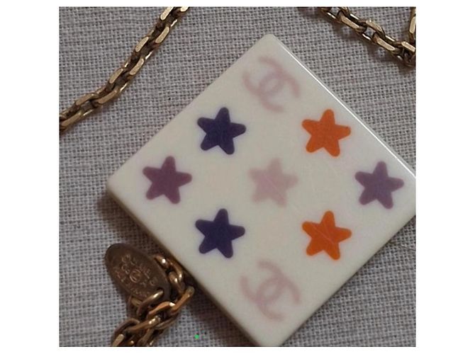 Collana Chanel con pendente Multicolore - vista 3