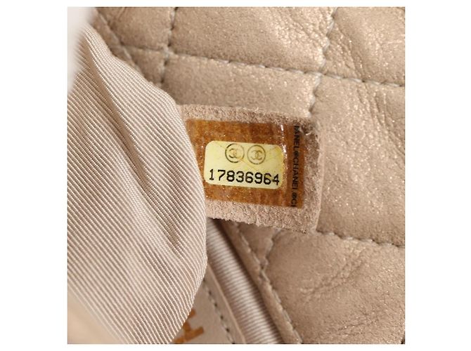 Borsa a Spalla Chanel Mineral Nights in Pelle Decorata con Strass, Media D'oro - vista 7