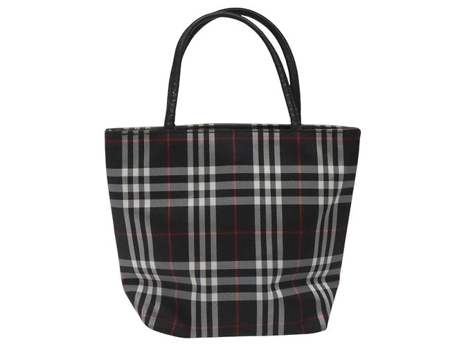 Burberry Nova Check Nylon Tote Schwarz - Ansicht 2