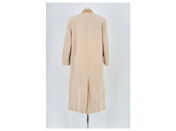 Margaux Lonnberg Abrigo de lana beige - vista 6