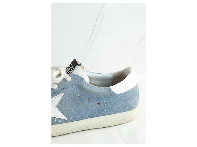 Golden Goose Blaue Wildleder-Sneaker - Ansicht 5