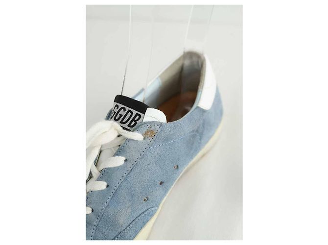 Golden Goose Blaue Wildleder-Sneaker - Ansicht 6