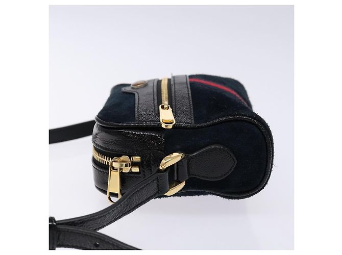 Gucci Ophidia Suede Mini Navy blue - view 4