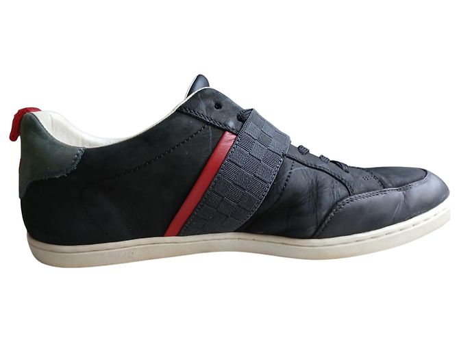 Sneakers Louis Vuitton in pelle nere uomo 41 Nero - vista 3
