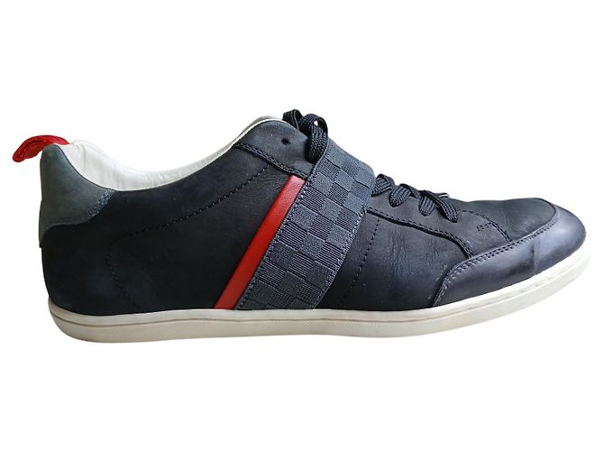 Sneakers Louis Vuitton in pelle nere uomo 41 Nero - vista 4