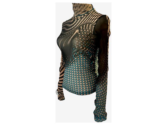 Just Cavalli Cavalli Psychedelic mesh top - view 3