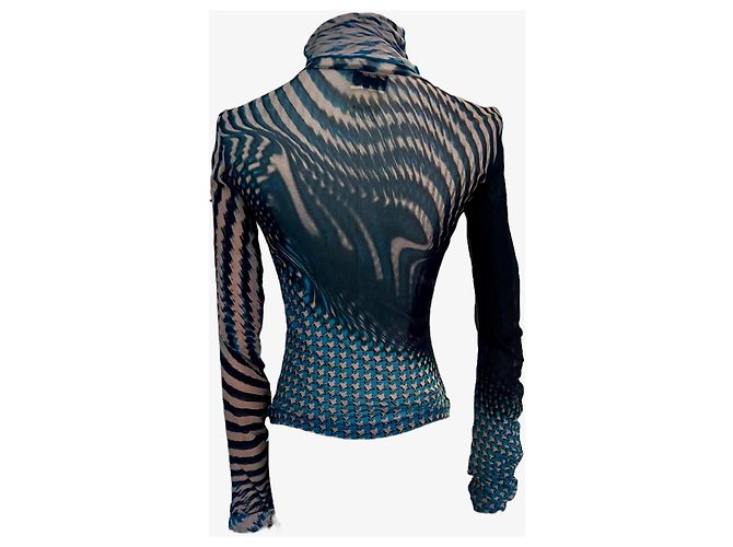 Just Cavalli Cavalli Psychedelic mesh top - view 4