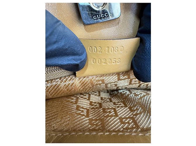 Borsa Gucci in suede / pelle rosa e marrone.293 - vista 10