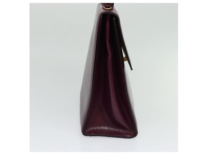 Céline Borsa a mano in pelle con logo circolare Celine Porpora - vista 3