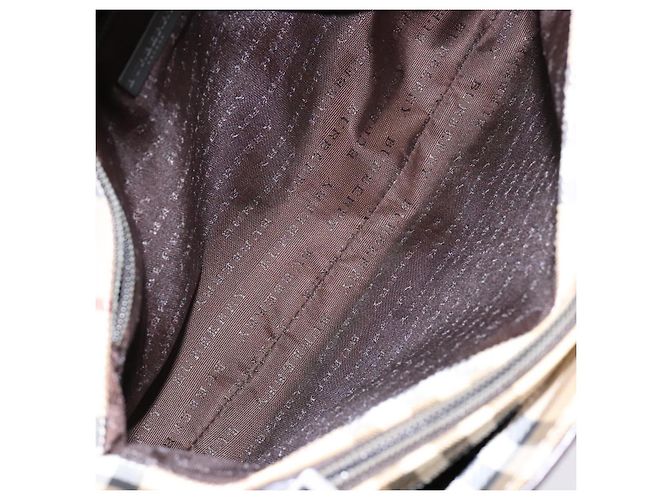 Burberry Vintage Vintage Check Coated Canvas Small Beige - Ansicht 5