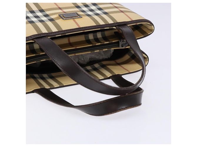 Burberry Vintage Vintage Check Coated Canvas Small Beige - Ansicht 7