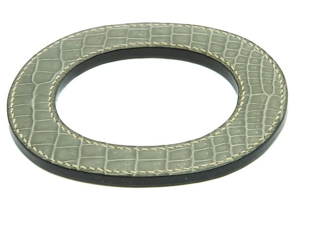 Hermès Bracciale o Pendente Isthme L Verde Pelle Hermes - vista 2