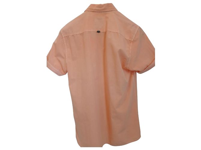 Autre Marque Camicia Uomo Slim Fit in Cotone a Maniche Corte - vista 2