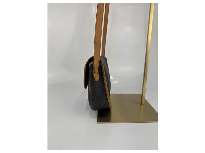 Bolsa transversal Dior, preta, em couro.296 Marrom Preto - vista 5