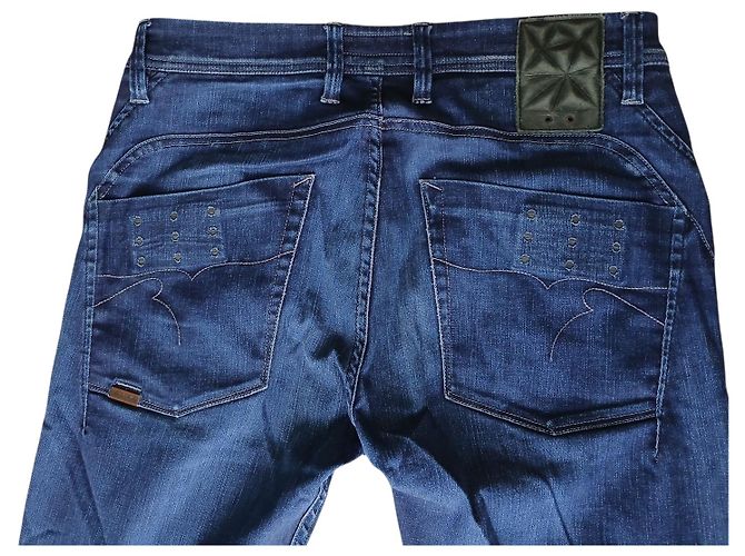 Autre Marque Jeans Salsa Slim Blu da Uomo in Cotone - vista 5