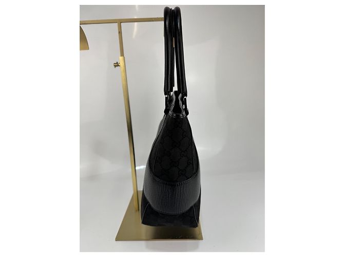 Borsa Gucci GG in tela/pelle nera.297 - vista 4