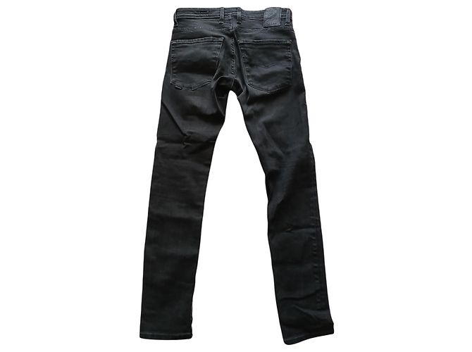 Autre Marque Jeans Salsa Skinny Fit Neri in Cotone da Uomo Nero - vista 5