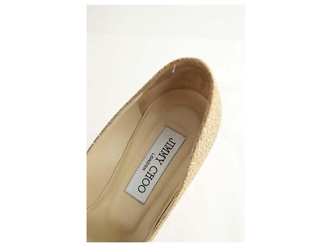 Jimmy Choo Tacchi dorati D'oro - vista 4