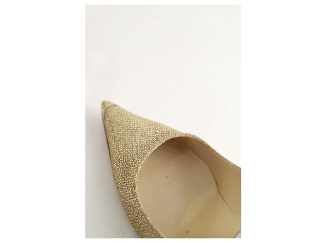 Jimmy Choo Tacchi dorati D'oro - vista 5
