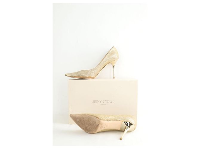 Jimmy Choo Tacchi dorati D'oro - vista 6