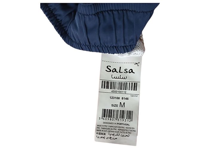 Autre Marque Salsa Blue Polyester Shorts M - view 3