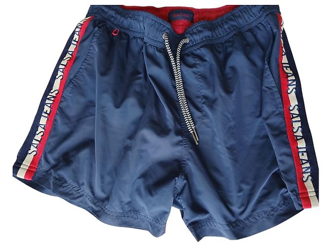 Autre Marque Salsa Blue Polyester Shorts M - view 5