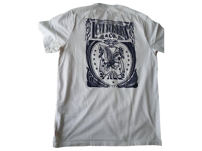 Levi's T-shirt White Cotton Size M - view 2