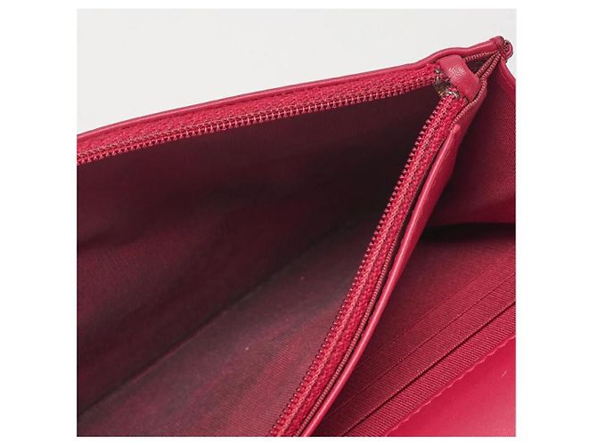 Wallet On Chain Borsa a spalla CHANEL, portafoglio a catena, pelle caviar rosa, finiture argentate, - vista 7