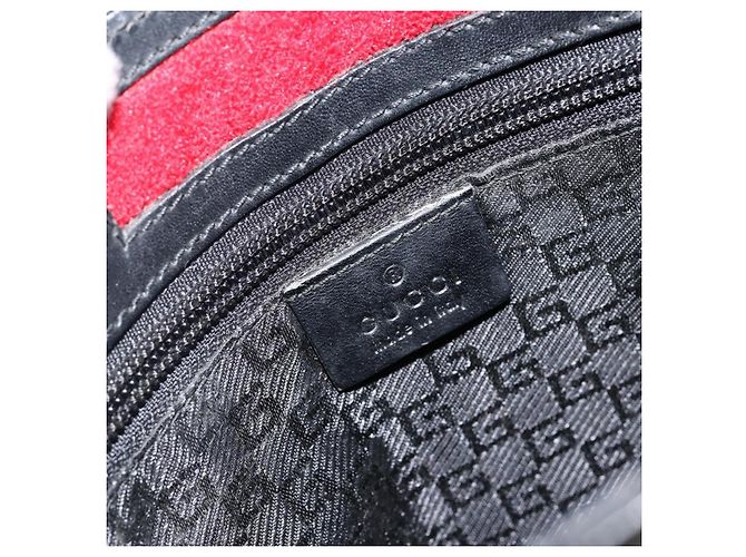 Borsa a tracolla in nylon con tasca frontale Gucci Rosso - vista 7