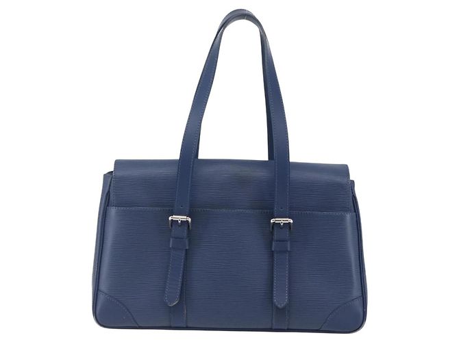 Bolso Segur de cuero Epi MM Louis Vuitton Azul - vista 2