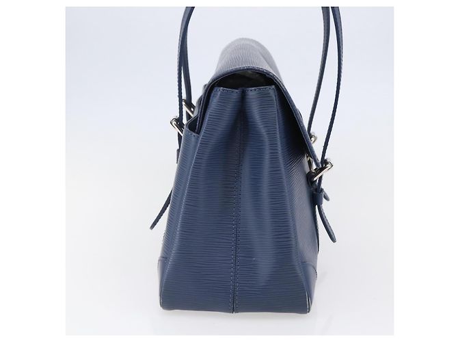 Bolso Segur de cuero Epi MM Louis Vuitton Azul - vista 3