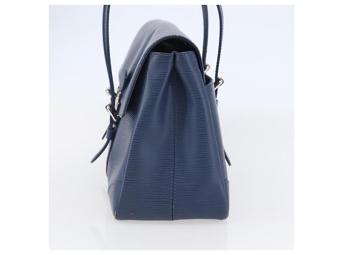 Bolso Segur de cuero Epi MM Louis Vuitton Azul - vista 4