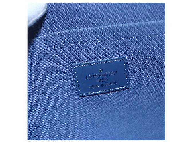 Bolso Segur de cuero Epi MM Louis Vuitton Azul - vista 6