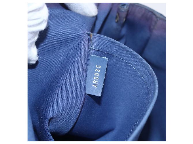 Bolso Segur de cuero Epi MM Louis Vuitton Azul - vista 7