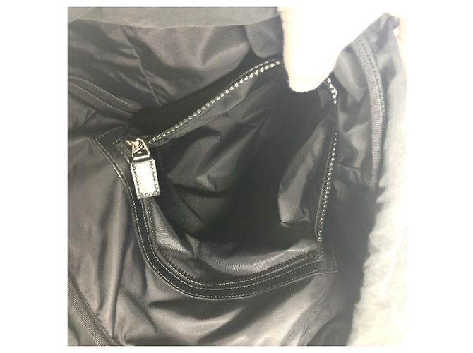 Gucci Sherry Line Rucksack mit Techno-Logo Tigerkopf Schwarz Rot - Ansicht 15