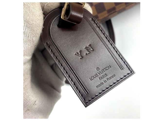 Borsa Boston Nolita GM Damier Louis Vuitton Marrone Damier ebene - vista 13