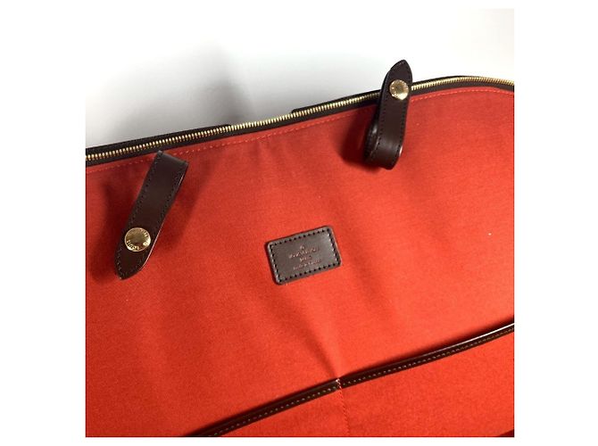 Borsa Boston Nolita GM Damier Louis Vuitton Marrone Damier ebene - vista 16