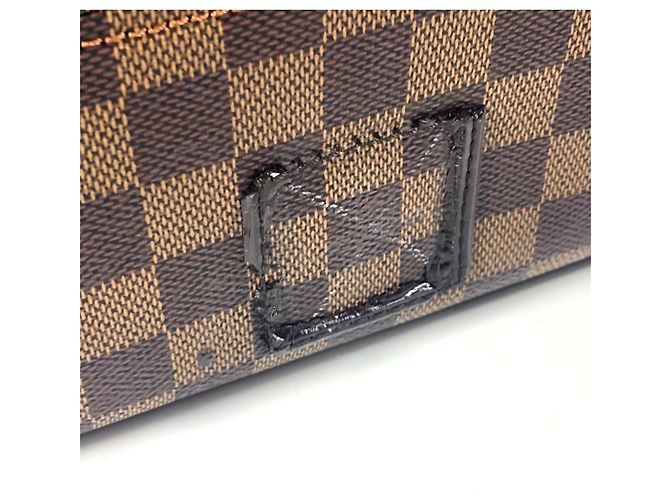 Borsa Boston Nolita GM Damier Louis Vuitton Marrone Damier ebene - vista 17