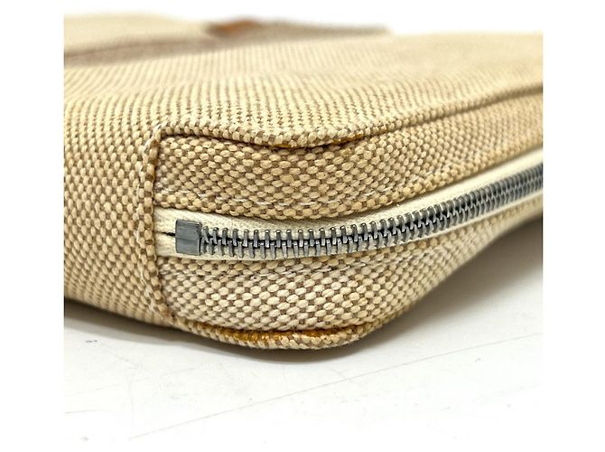 Hermès HERMES Nuovo Pouch da Viaggio Four Tou Marrone Beige Giallo - vista 10