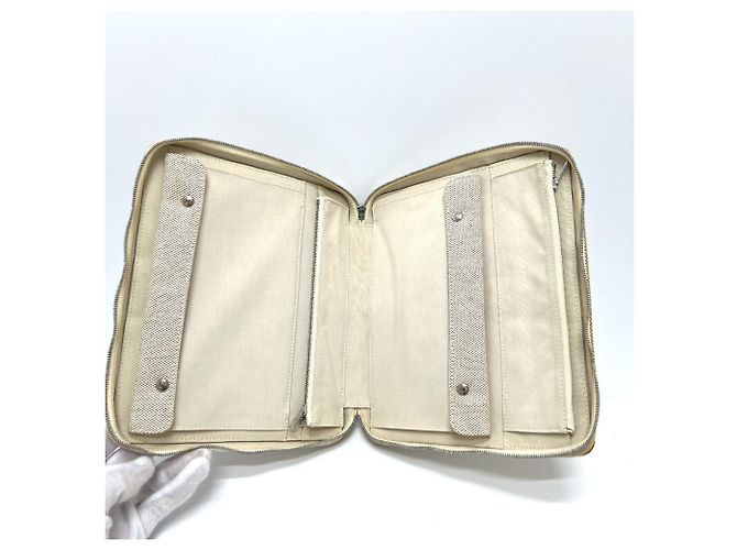 Hermès HERMES Nuovo Pouch da Viaggio Four Tou Marrone Beige Giallo - vista 11