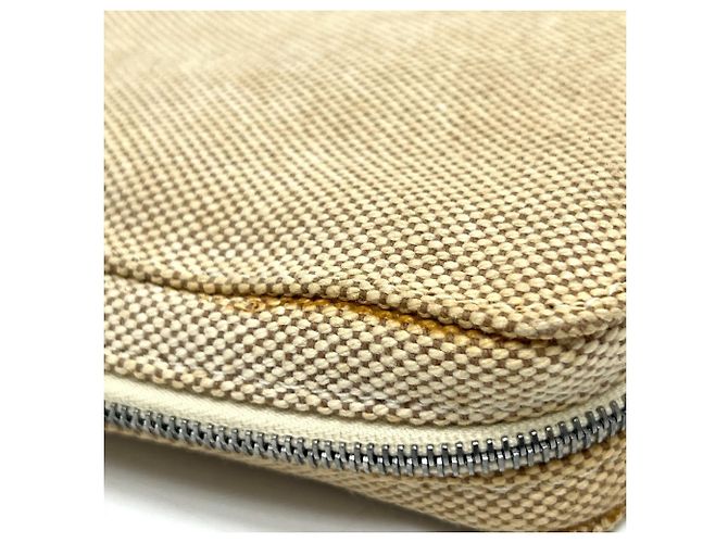 Hermès HERMES Nuovo Pouch da Viaggio Four Tou Marrone Beige Giallo - vista 18